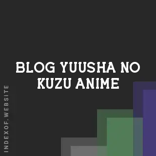 Yuusha no Kuzu Anime (Scum of the Brave): Release Date, Plot, and Episode Guide | Logo - Indexof